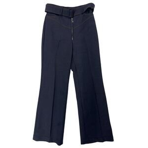 Ellery Wide Leg Belted Pants Blue Size US 6